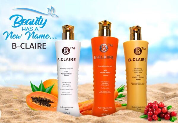 B-Claire Skin Lightening Body Milk 400ml